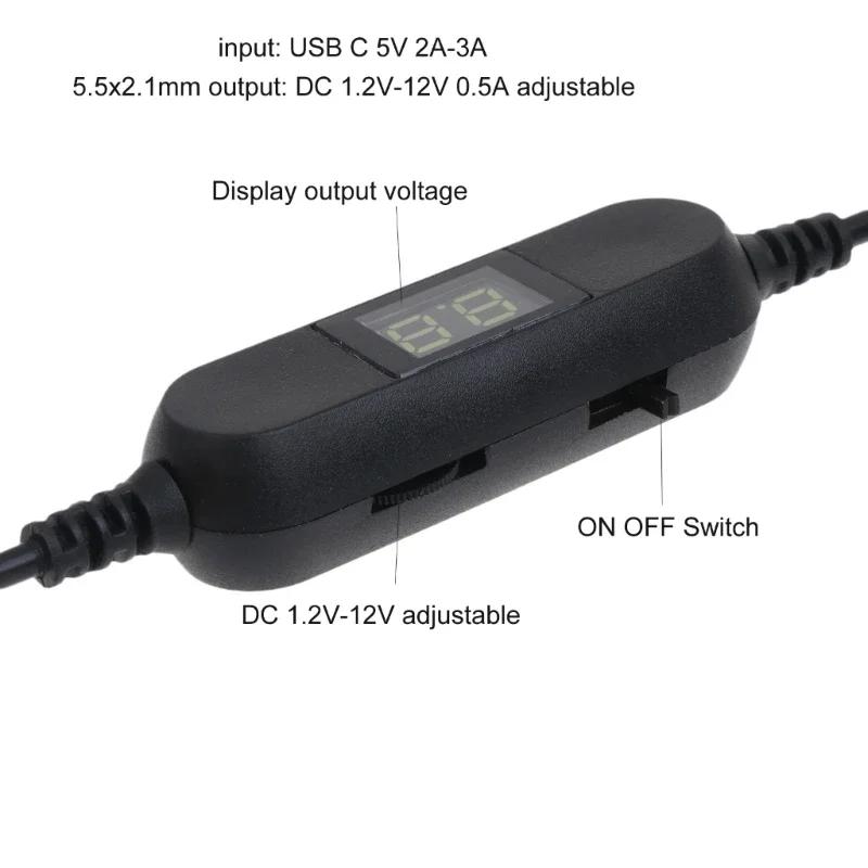 USB C 5.5x2.1mm 3V-12V   ̺ AA+AAA 9V ͸ ü